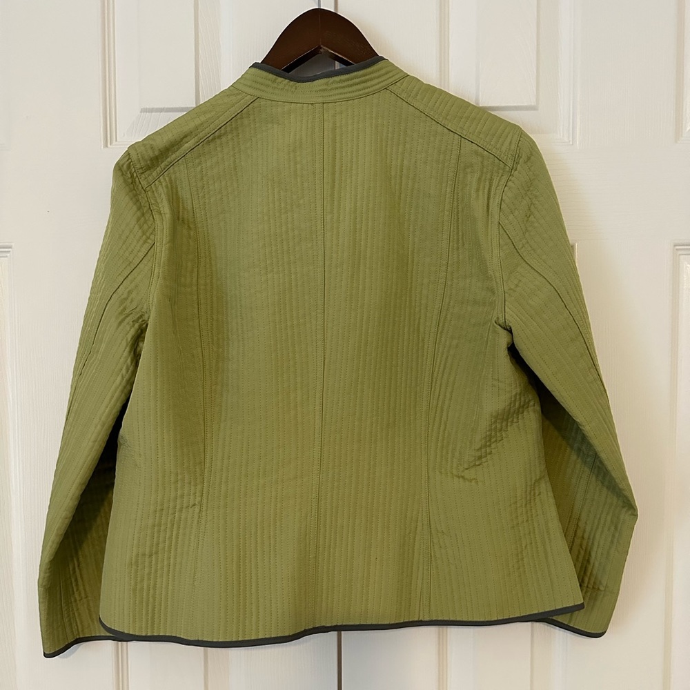 Sigrid Olsen Silk Jacket Reversible Size Medium - image 2